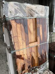 Ca. 205x Guyana Ipé hardhouten planken geschaafd, 27x70mm, lengte 155c